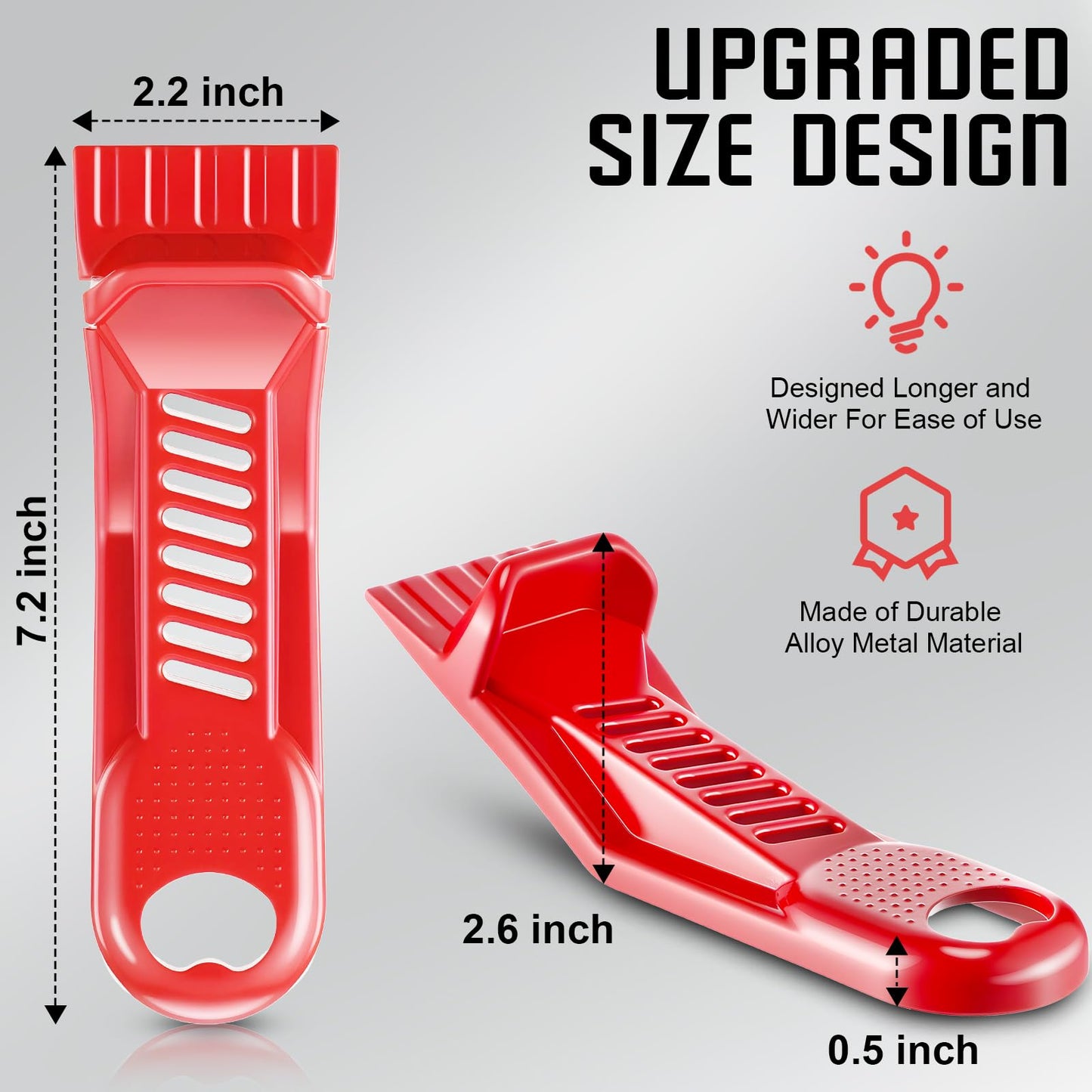 Dunkive 2 Pack Drywall Lift Tools, All Metal Sheetrock Lift with Built in Drywall Rasp & Bottle Opener, Multifunctional Foot Panel Lifter, Sheetrock Kicker for Wall Panels & Door Installation