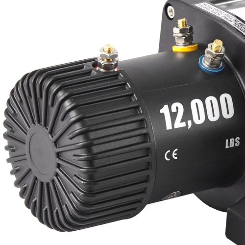 VEVOR Truck Winch 12000lbs Electric Winch 85ft/26m Steel Cable 12V Power Winch Jeep Winch with Wireless Remote Control and Powerful Motor for UTV ATV & Jeep Truck and Wrangler in Car Lift