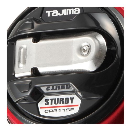 Tajima Chalk Line - 1mm Extra Bold Chalk-Rite Sturdy with Clip-n-Hold & Wear Resistant Tip - CR211SFR