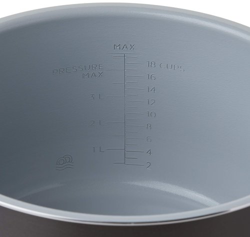 Ninja Foodi 6.5-qt. Ceramic Coated Nonstick Inner Pot, Compatible with all Ninja Foodi 6.5 qt. models, Dishwasher Safe Gray. 102FY300