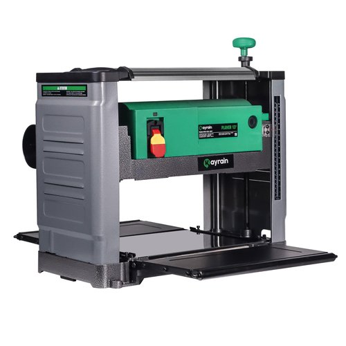 Kayrain 13'' Benchtop Planer 15A 2000W - HSS Double-sided Blade & 85% Dust Collection, 0.008'' Precision, 3-Yr Warranty for Hardwood/Softwood