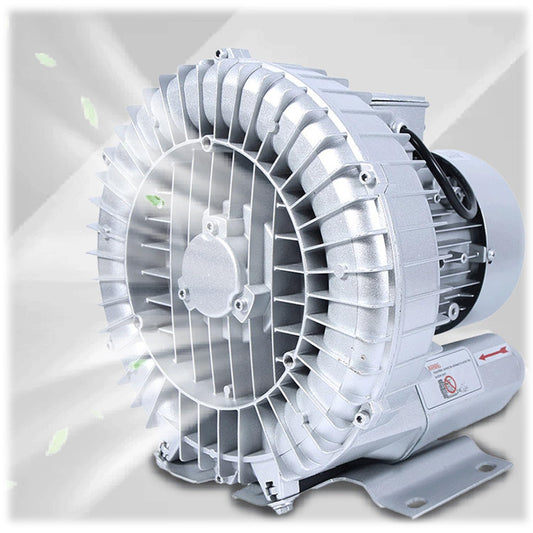 110V Vortex Ring Blower Industrial Regenerative Blower Strong Centrifugal Vortex Fan Large Airflow Vacuum Pump 120W 250W 350W 750W for Aquaculture Pond Aeration(750W)
