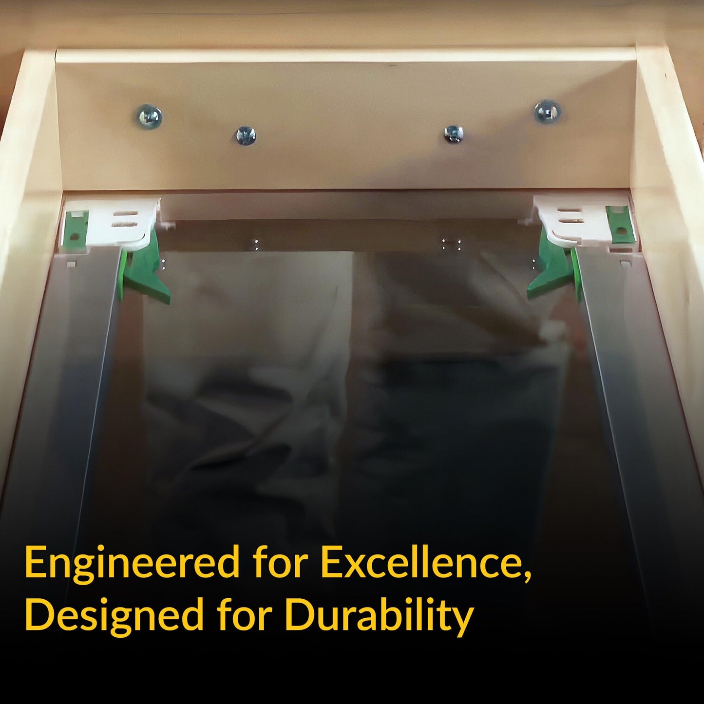 Brixwell QHGA-001 Front Locking Device, for Undermount Slides,no Flange Right Mounting