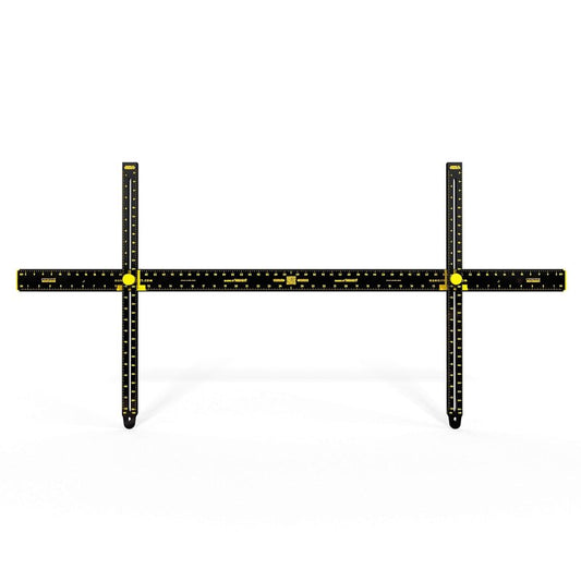 Hang It Perfect Pro Picture Frame Wall Hanging Tool with Level, 48 inch, Black