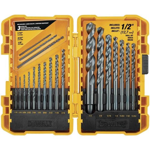 DEWALT Black Oxide Drill Bit Set, 20-Piece (DW1177)