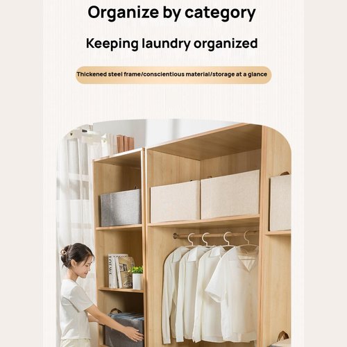 Cation Multi-Functional Folding Wardrobe Storage Box, Pickelect Foldable Closet Organizer with Handles, Space-Saving Drawer Storage for Clothes, Compact Design (18.5x11x7.8Inches) (3, Grey)