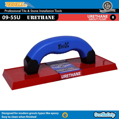 Troxell USA - 4" x 9" Urethane Grout Float with SoftGrip Handle