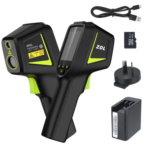 Thermal Imaging Camera, 256 x 192 IR High Resolution Handheld Infrared Camera with Dual-Light Fusion, PC Analysis Supported.