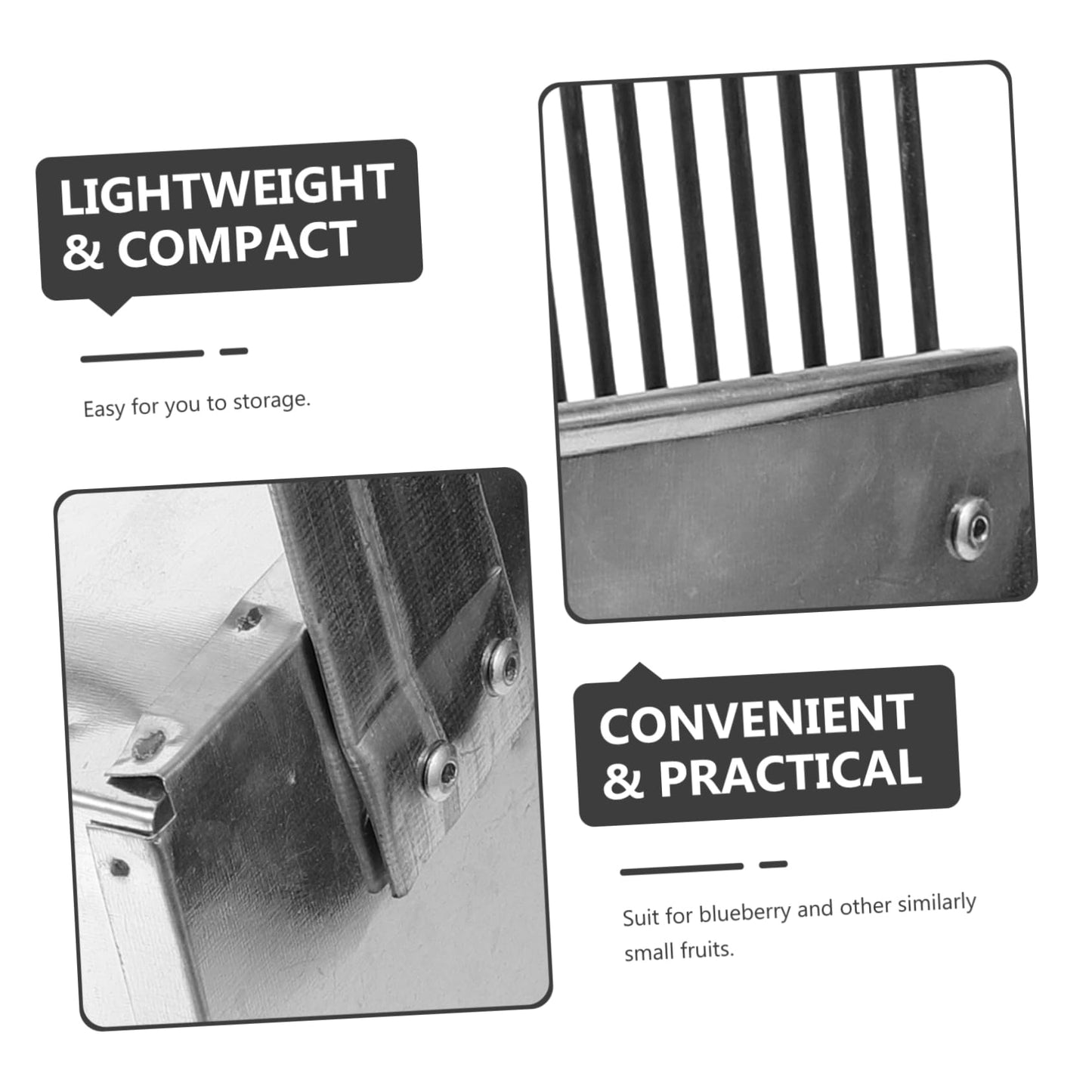 Toddmomy Berry Picker with Ergonomic Handle for Harvesting Blueberry Picker Tool for Outdoor Use for Berry and Garden Tasks