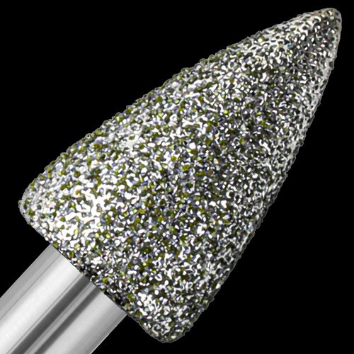 20Pcs 120-Grit Diamond Grinder Bit 1/8" Shank Compatible with Dremel Rotary Tool Attachment Accessories Grinding Burrs for Stone Glass Resin Porcelain Ceramic Quartz Glaze Steel Carve Engrave Polish