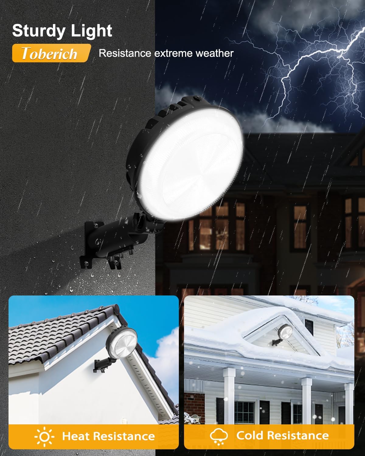LED Barn Light, 150W 20000LM Yard Area Lights Dusk to Dawn Outdoor Lighting with Photocell 6500K Adjustable Angle Daylight IP66 Waterproof Street Lights for Security/Farmhouse/Garage
