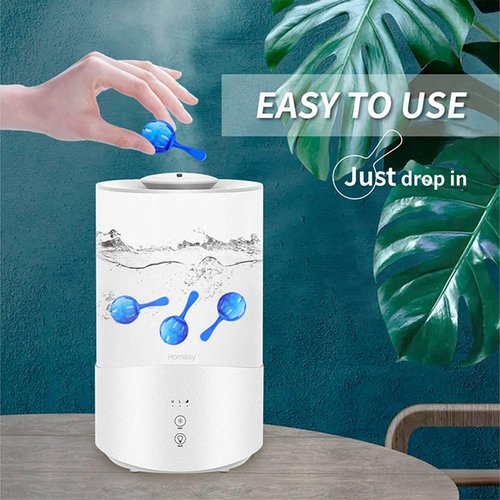 Wuden 20 Pack Humidifier Cleaning Ball for ProTec PC-1&PC-2,All Warm&Cold Fog Humidifiers,Purify Water, Dust&Odor