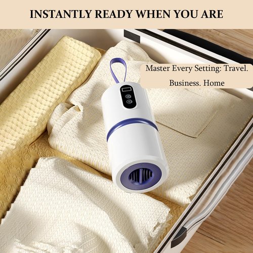 Lecsaf Portable Clothes Dryer with Timer, Portable Dryer with 360° Hot Air Technology & Dry Bag, Quiet Operation Mini Laundry Dryers, 30-240 Min Timer, for Travel, Apartment, RV, Dorm