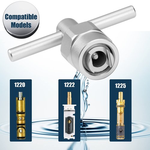8EST TQQL 104421 Cartridge Removal Tool, Cartridge Puller Compatible with Moen 1200, 1222, & 1225 Single Handle Cartridges