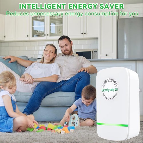 Stop Watt Energy Saving Device, Electricity Saving Box Stopwatt Energy Saving Device, Power Saver Electricity Saving Device Save Electricity, US Plug 90V-250V 30KW 6 Pack