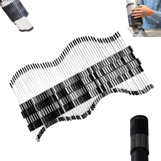 Multi-Surface Pipe Profiling Tool, Accurate Pipe Measurements and Shape Extraction, Versatile Multi-Curve Measurement, for Welding Plumbing DIY Creativity Creativity (280mm（0-3 Inch）)