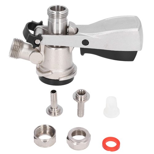 Beer Keg Tap Distributor - Sturdy Stainless Steel Beer Drum Faucet - Suitable for Bars, Hotels, Restaurants G5/8 D Type Keg Coupler