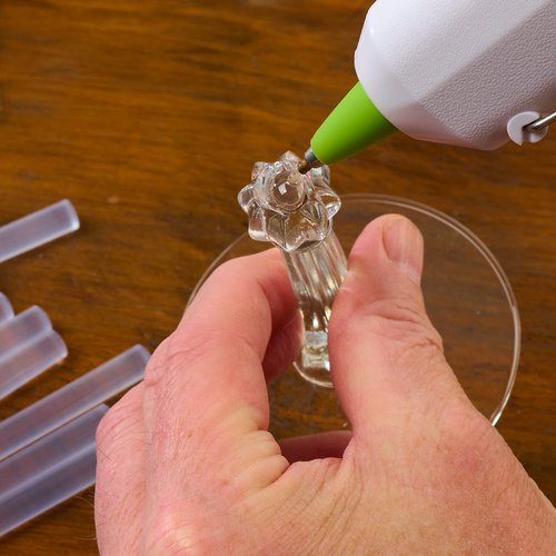 AdTech Mini Hot Glue Sticks – 50 Pack, 4" Length, Crystal Clear, Fast & Strong Bonding, Multi-Temp for High & Low Temp Glue Guns, Acid-Free