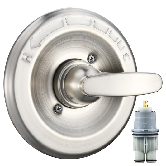 Replacement for Delta Classic 13 Series Single-Function Trim Kit, T13010 Shower Handle, Fit Delta Shower Valve R10000 Series, Brushed Nickel (Cartridge Included)