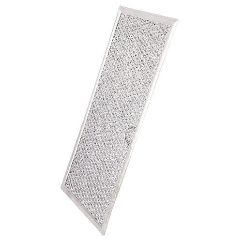 Silver Grease Filter 11.57 x 5.5 x 0.09 inches Compatible with Whirlpool W10575379 W11190170 Downdraft Range Hood (1-Pack)