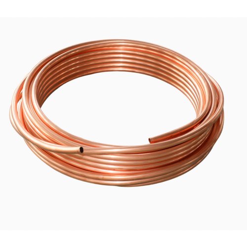 Skweawert Copper Pipe Soft Coil Copper Tubing ID×OD×Length:0.6×1.6×2000mm(1/32"×1/16"×6.56Ft) T2 Refrigeration Cuprum Tubing for Air Conditioners, Refrigerator, DIY Projects