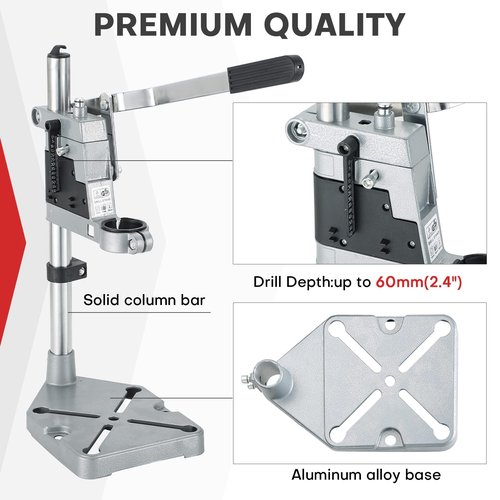 MAOPINER Universal Electric Drill Press Stand - Bench Clamp Tool Drill Workstation Repair