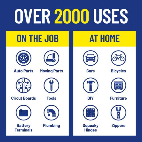 WD-40 Original Formula, Multi-Use Product, EZ-REACH Flexible Straw, 14.4 OZ [6-Pack]