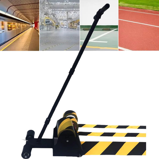 Floor Tape Applicator - Court Line Tape Machine Paint Applicator Sticker Applicator Tool - Fits Tape Up to 5.9" in Wide