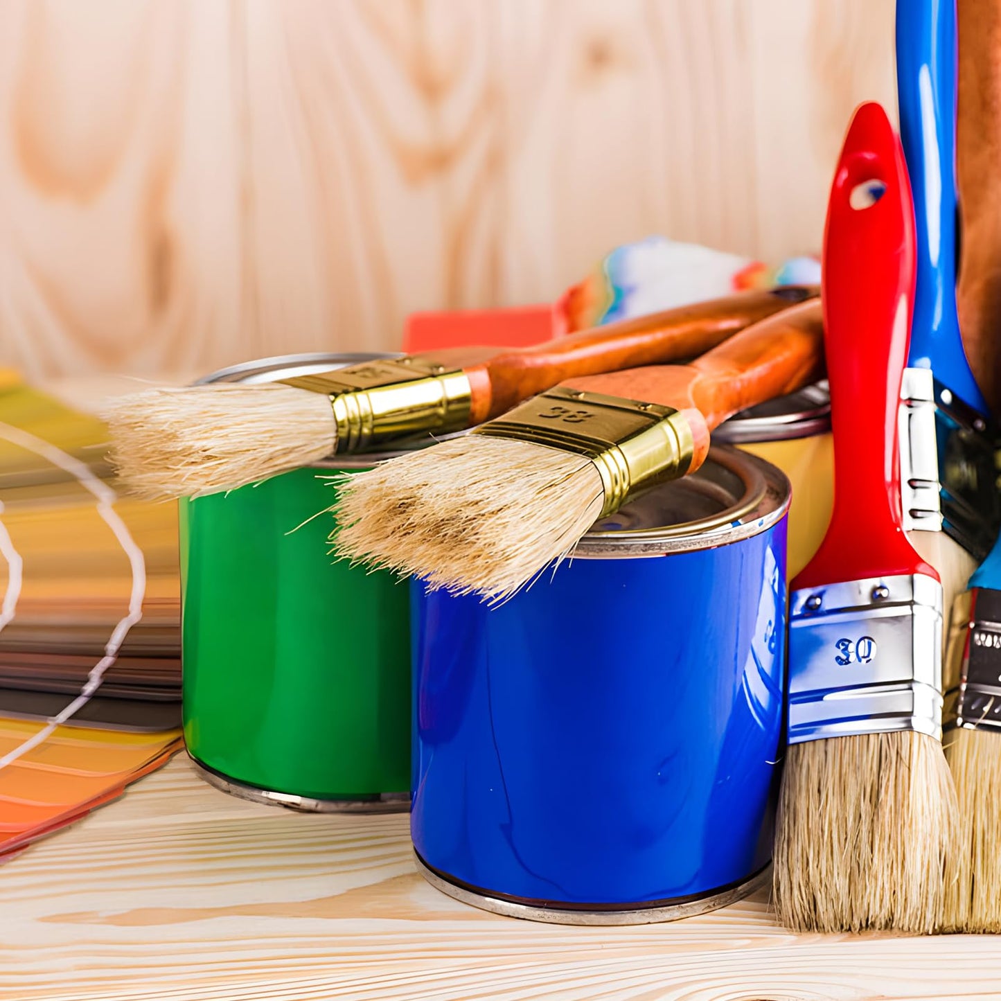 Litoexpe 8 Pcs 1/4 Pint Size Empty Metal Paint Cans, 0.5 Cup Paint Storage Containers with Lids Capacity Touch Up Paint Containers for DIY Projects Leftover Pain