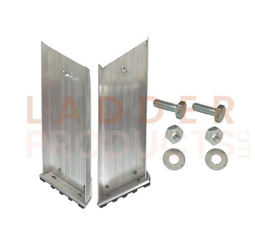 Louisville Everest Attic Ladder Replacement Feet Kit PK134A – Aluminum Left & Right Feet with Pads – Fits AL226P, AL228P, AL258P – Includes Mounting Hardware