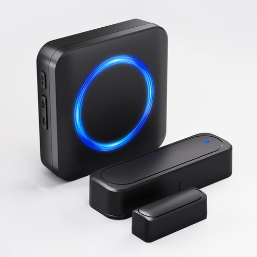 Door Chime, Satisure Wireless Door Sensor Chime When Door Opens, Door Alarms When Opened for Door Window Security/Store/Business/Child safety/Hearing Impaired