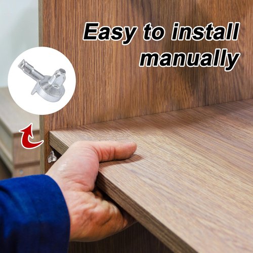 50pcs Shelf Pegs Compatible with IKEA Billy Bookcase (Part 131372), Alloy Shelf Support Pins Cabinet Pegs Replacement Bookshelf Accessories (Silver)