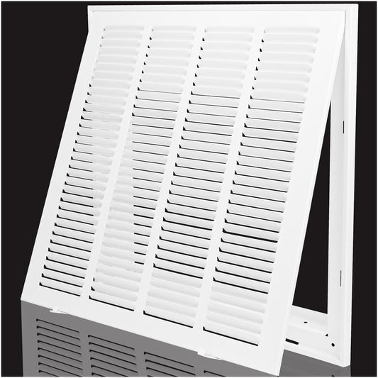 16 x 16 Inch Return Air Vent Cover for Wall Ceiling,Steel AC Return Air Filter Grille Fits Duct Opening 16 x 16”, HVAC Vent Cover Grill,Holds 1" Air Filter
