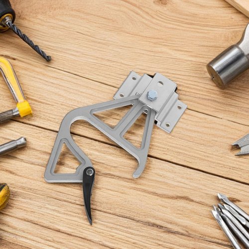 SEWOART Aluminum Alloy Extension Ladder Locking Mechanisms for Enhanced Stability and Slip Resistance Various Surfaces for DIY and Professional Use