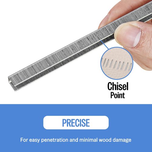meite 71/06 22 Gauge 71 Type 3/8-Inch Crown 1/4-Inch Leg Length Galvanized Upholstery Staples for Fine Wire Staplers (10,020 Counts)