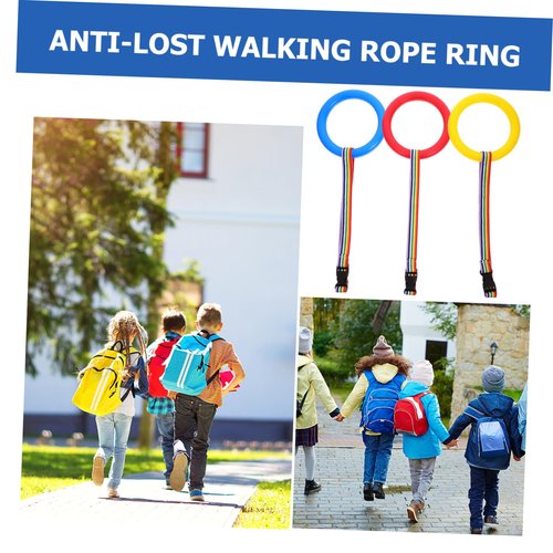 VANZACK 3pcs Walking Rope Handles for Toddlers Leashes Fall Protection for Preschools
