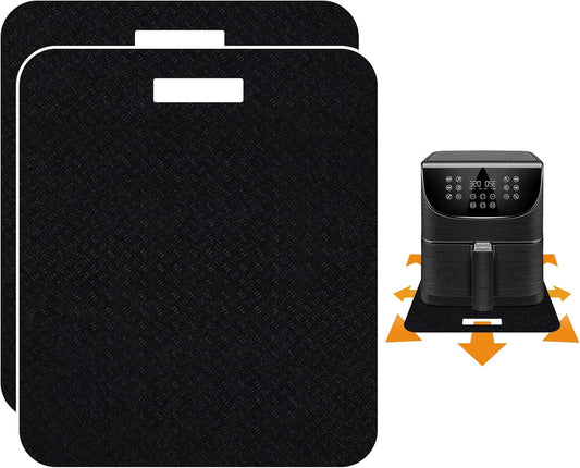 Heat Resistant Mat for Air Fryer With Sliding Function, 2 Pcs 12 * 14 in Pad Caddy Countertop Protector for Cosori, Ninja