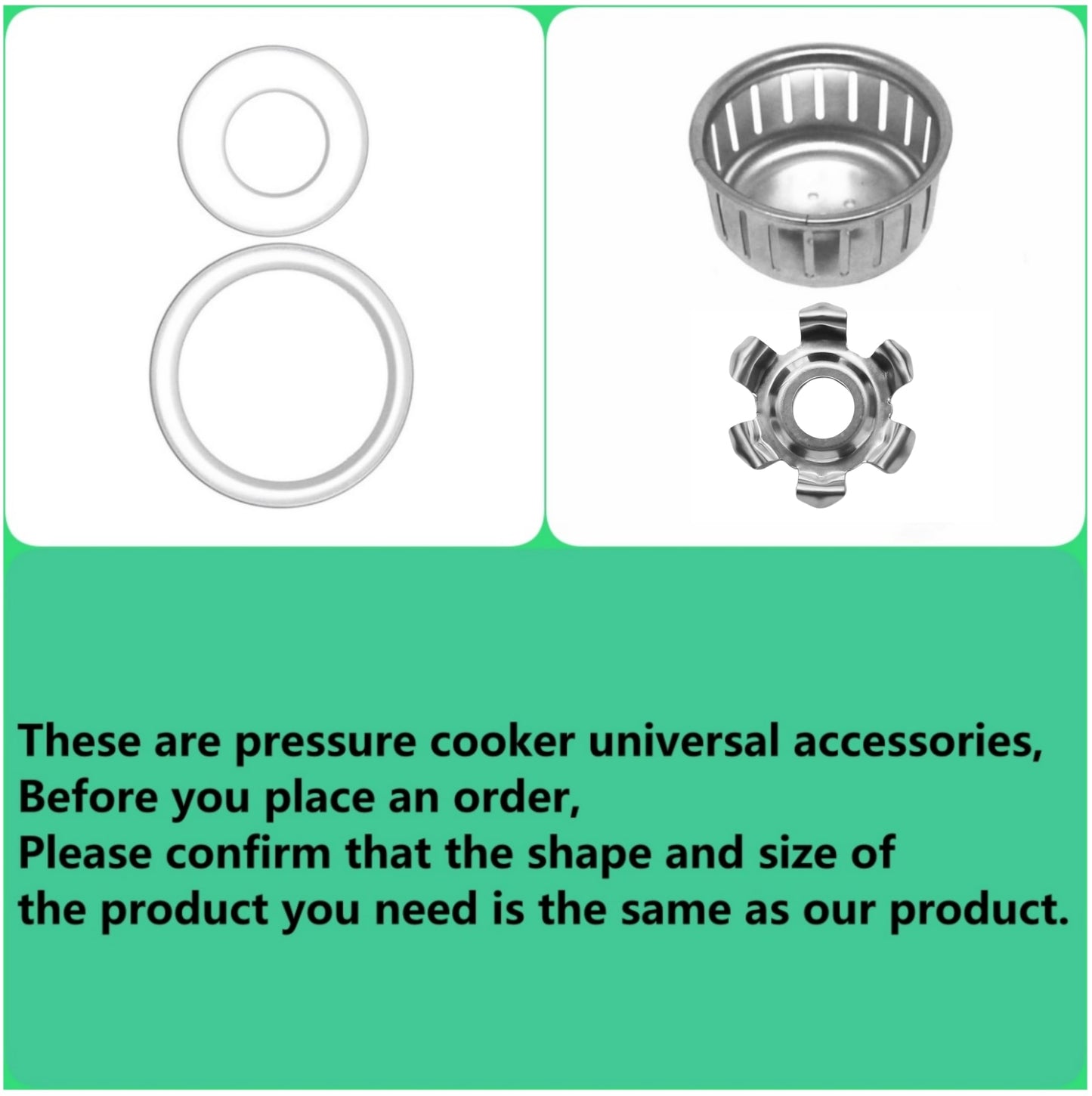 11PCS Replacement Parts for Instant Pot RIO 6 Qt Include Inner Pot Seal Ring, Steam Release Valve, Condensation Collector Cup, Float Valve W/Cap and Anti-Block Shield By Pnltae