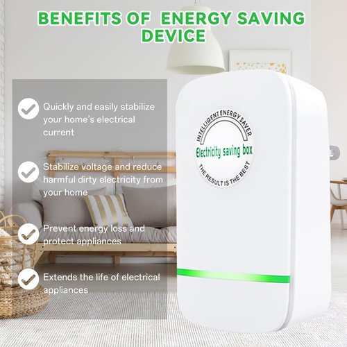 Stop Watt Energy Saving Device, Electricity Saving Box Stopwatt Energy Saving Device, Power Saver Electricity Saving Device Save Electricity, US Plug 90V-250V 30KW 6 Pack