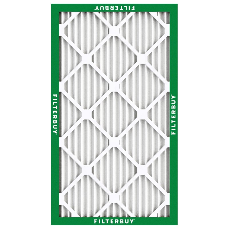 Filterbuy 16x30x1 Air Filter MERV 8 Essential Dust & Allergy Defense (6-Pack), Electrostatic Pleated HVAC AC Furnace Filters Replacement, Made in USA (Actual Size: 15.75 x 29.75 x 0.75)