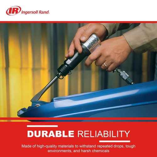Ingersoll Rand 121-K6 Super Duty Air Hammer Kit, 121/Q Tool Plus 6 PC Chisel Set with Storage Case, Touch Trigger for Max Control, 3000 BPM