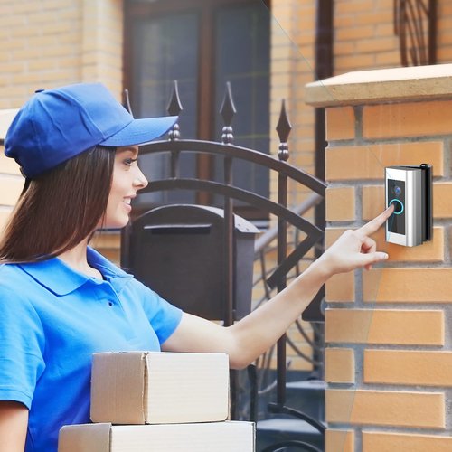 RIOVO Adjustable 30 to 55 Degree Doorbell Angle Mount Compatible with Video Doorbell Wired/Pro, Replacement Angle Adjustment Adapter Mounting Bracket Wedge Kit