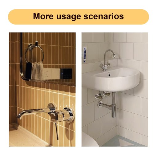 OFFO 4.5" Extra Large Shower Arm Flange in Outer Diameter Replacement Shower Head Arm Escutcheon Plate Suitable for Most Brands Shower Head Arms, Chrome