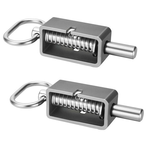 KOVOSCH 2 Pack Trailer Gate Latch, Heavy-Duty Weld-On 5/8" Spring Latch Assembly, Universal Long Spring Latch Lock