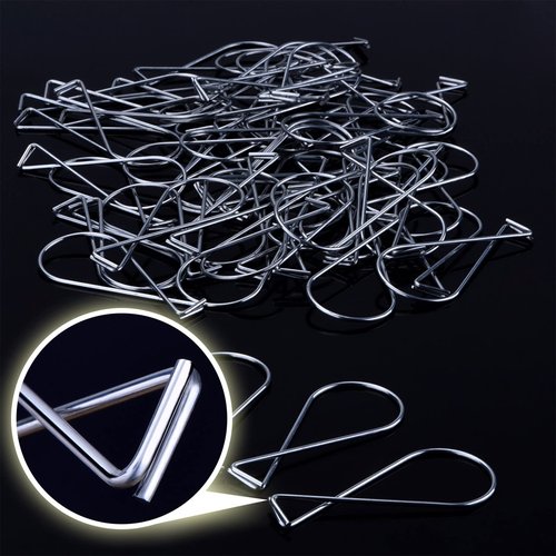 Outus 30 Packs Ceiling Hook Tile Hooks T-bar Clips Drop Grid Clip Heavy Duty for Light Plant Office Home Stores Classroom and Wedding Decorations