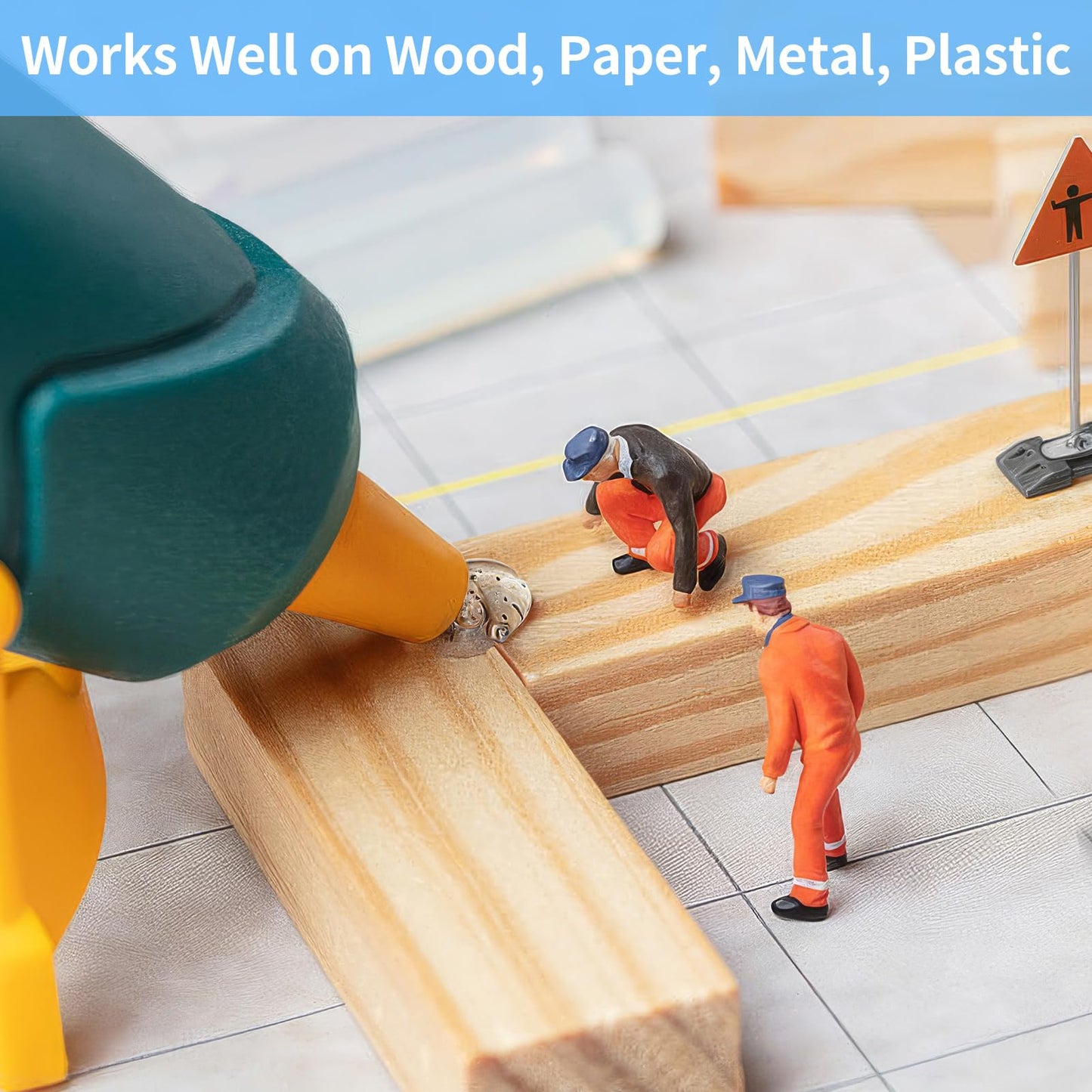 90 Pcs Mini Hot Glue Sticks, Clear Glue Gun Sticks for Metal, Wood, Glass DIY Art Craft & School Projects Craft, Bond (4" X 0.27")