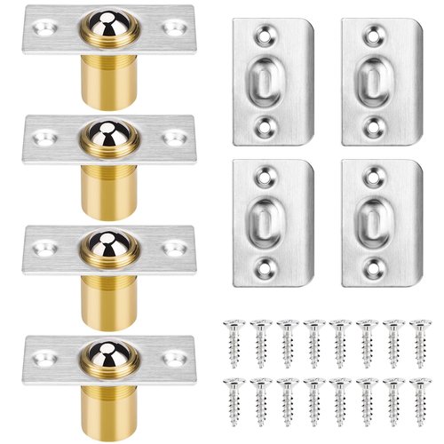 4Pack Door Ball Catch, Closet Door Ball Catch Hardware