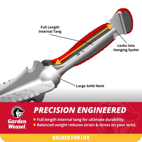 Garden Weasel Multi-Use Transplanter | Dig, Cultivate, Plant, Weed | Planting and Gardening Hand Digging Tool, Heavy Duty Trowel, Mini Gardening Shovel | 91360