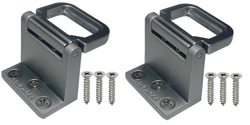 Window Security Lock, Sliding Window Security Latch for Vertical & Horizontal Sliding Glass Windows and Doors, Easy to Install, for Bedroom, Home, Apartment and Office 2 Pack (Silver)