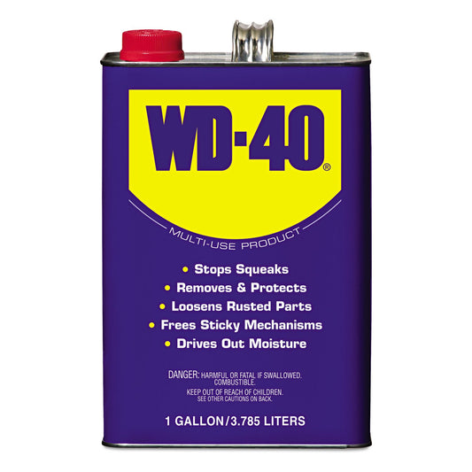 WD-40 Original Formula, Multi-Use Product, One Gallon [4-Pack]
